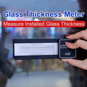 레이저 디지털 창 글레이징 두께 측정 도구, 중공 커튼 벽 LS200, 유리 계량기