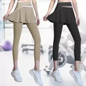 [옷은날개] 스커트 레깅스 헬스 테니스 발레 등산 홈트 프릴 A라