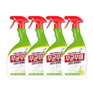 피죤 무균무때 세정제 곰팡이용 900ml x 4