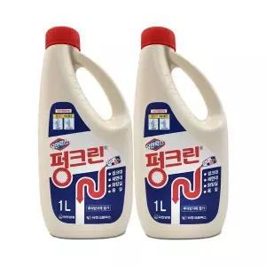 유한락스 펑크린 배수구클리너 1Lx2개