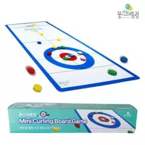 풍선대통령 병뚜껑 컬링 보드게임 1M 스포츠 놀이