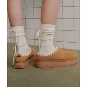 브랜드정품 솔트앤초콜릿 SALT AND CHOCOLATE SAC 피넛 양털 슬리퍼 412443001 (4cm) 137605