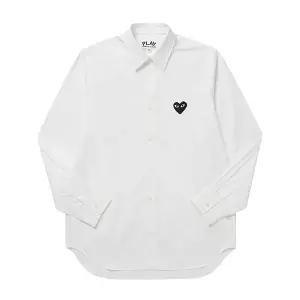 [롯데백화점]꼼데가르송 꼼데가르송 AX-B004-051 2 (P1B004 2) PLAY 플레이 블랙 하트 와펜 공용 셔츠