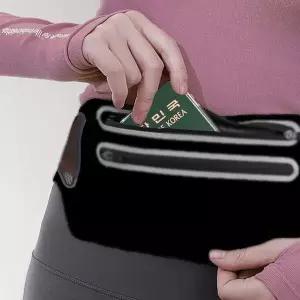 허리 가방 스포츠 러닝 웨이스트 힙색 가방 여행용 휴대폰 피트니스 허리띠 핸드폰 복대 여권 등산 지갑