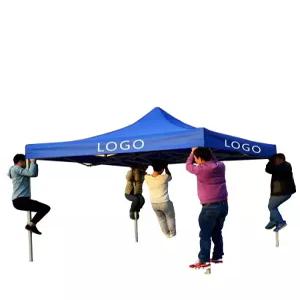 블루 얼룩무늬 주차장 막사 접이식 대기실 천막 캐노피