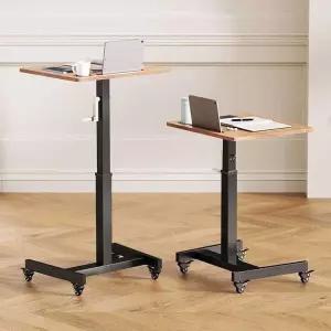 조절 컴퓨터 사이드 높이 테이블 이동식 수동모션데스크