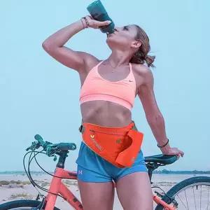 운동 힙색 가벼운 스포츠 물통 러닝 힙색 방수 수납 야광 휴대폰 조절 레저 여성 아동 등산