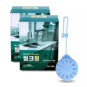 씽크대 배수구 세정제 씽크청 10개입 2개