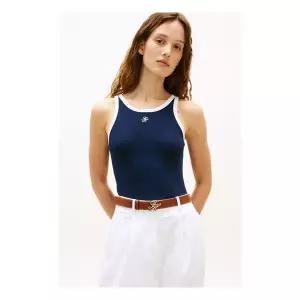 타미힐피거 TOMMY HILFIGER 타미여성 콘트라스트 바인딩 립 탱크 (T22G3TTO083WT1) 725364