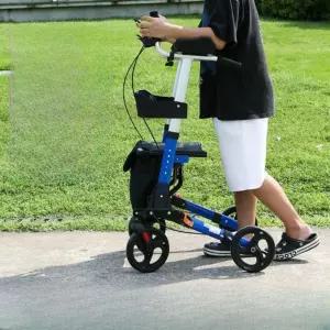 어른보행기 바퀴형 접이식 바퀴 삼륜 실버카 보행 어르신