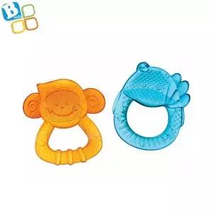 아기 이앓이 구강발달 잇몸 마사지 소프트 동물 모양 치 2개 세트