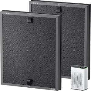 ECOSELF HAP602/HAP602WF 공기청정기용 교체 필터 3-IN-1 헤파 가정용 고효율 여과 2팩