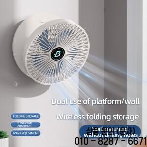 3단 조절식 팬 USB 충전 홈 기숙사 대형 바람 데스크탑 미니 휴대용 선풍기 접이식 편리한 보관