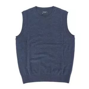 [롯데백화점]카운테스마라 라운드넥 니트조끼 울혼방 CSTW3B1102B0-B1