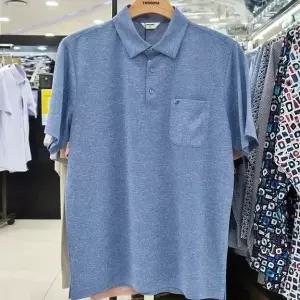 [레노마셔츠][레노마셔츠]싱글 반소매 티셔츠/여름 카라 반팔티 RPUTG1903 BU_US