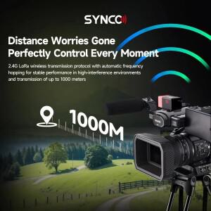 Synco CE3 무선 탈리등 신호등 카메라 방송 스위처 라이브 스트리밍 배터리 램프 포함