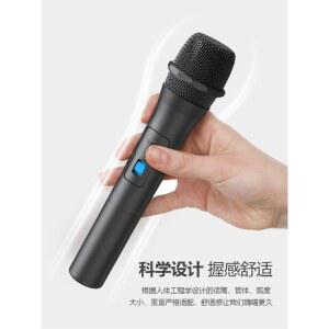 무선마이크 무선 마이크 시스템 노래 TV 스마트 노래방 휴대용 USB 스피커 수신기 키트 파티