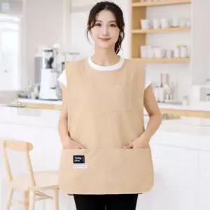 조끼 방수 앞치마 어린이집 주방 미용실 바리스타 무지 4컬러 카페 원피스 공방 꽃집