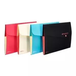 문서 분류 파일 사무용 서류철 베이지색 4칸 폴더