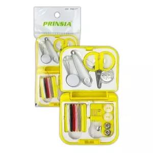 휴대용 바느질 키트 바늘과 실 수납 반짇고리 케이스 미니 바늘꽂이 세트