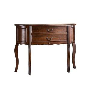 반원 테이블 선반 엔틱 콘솔 빈티지 현관 원목 반달