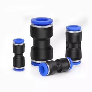 콤푸레샤 부품  PU PG 공기압 고속 커넥터 직선 변경 기관 호스 4 6 8 10 12 14 16mm PG6-4 PG12-8 8-6 10-