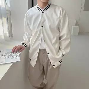 남성 바시티 자켓 경량 봄버 점퍼 간절기 아우터