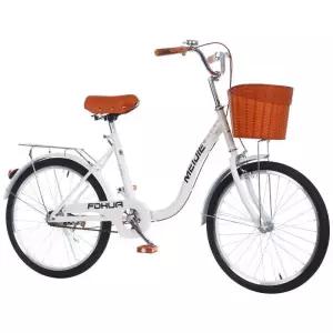 바구니 자전거 여성 시티형 아줌마 성인 엔틱 장보기