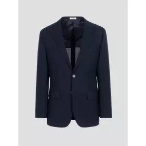 [로가디스] [A4] 울 폴리 스트레치 솔리드 레귤러 핏 수트 재킷  네이비 (RX5401P11R)