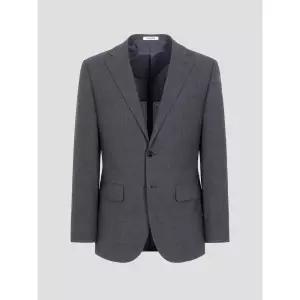 [로가디스] [A4] 울 폴리 스트레치 솔리드 레귤러 핏 수트 재킷  그레이 (RX5401P123)