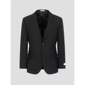 [로가디스] [A5] 울 강연 솔리드 루즈 핏 수트 재킷  블랙 (RX5401N155)