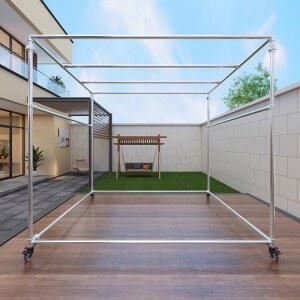 야외 빨래건조대 와이드 행거 빨래 특대형 수건 식당 업소용 화분받침대 옥상 이불 대형 베란다