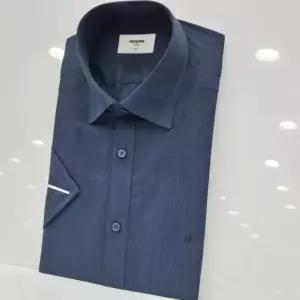 [레노마셔츠]슬림핏/반소매/ 혼방 솔리드 여름 반팔 셔츠 RPUSL0709 NY_US