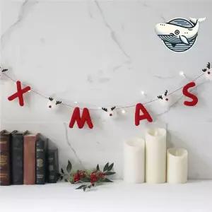 아기자기 크리스마스 가렌드 벽장식 홈파티 크리스마스꾸미기