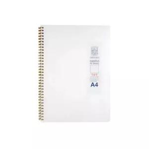 옥스포드 5000 밀크 PP 좌철스프링 A4 무지 DJ101A4 노트/297x225mm 80매