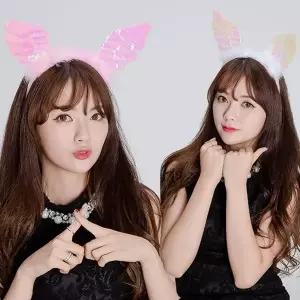 천사 날개 머리띠 크리스마스 이벤트 생일 파티 공연