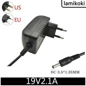 AOC 컴퓨터 모니터 전원 어댑터 충전 코드 19V 2.1A DC 3.5x1.35mm