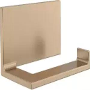 델타 베로 1팩 화장지 홀더 샴페인 브론즈 티슈 롤 욕실 정리 및 보관용 싱글 포스트 벽 액세서리 77750-CZ