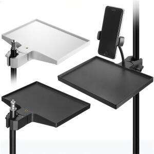 휴대 핸드폰 클립이 플라스틱 사운드 카드 트레이 마이크 랙 스탠드 홀더 보관 라이브 삼각대