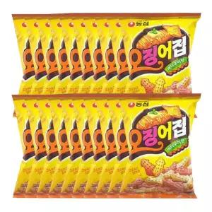 농심 오징어집 버터구이맛 오징어칩 78g 20개  GST
