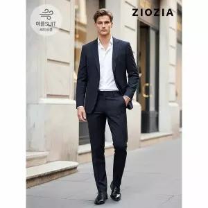 [하프클럽/지오지아]울 스판 다크네이비 정장세트 (AAE2SB1301_AAE2SP1301_DNV)