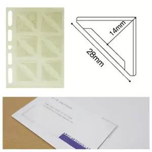 코너스틱 삼각 미니 100매 1200P 명함 사진부착