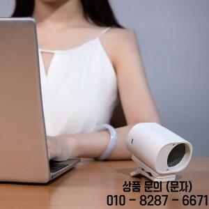 Hipacool 휴대용 자동차 클립 팬 360 ° 회전 가능 100단 속도 조절 12V USB 충전식 저소음 미니 선풍기 어