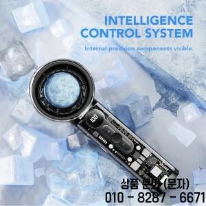 새로운 휴대용 미니 선풍기 LCD 디스플레이 100단계 속도 조절 고풍량 3000mA USB 충전식 야외