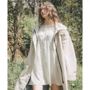 브랜드정품 솔트앤초콜릿 SALT AND CHOCOLATE 피쉬테일 레인코트 연베이지 4W242I001 137696