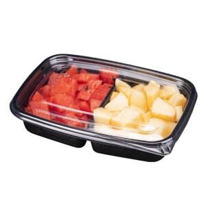 샐러드 도시락 케이스 용기 투명 케이 1단 배달 분할 100개 일회용