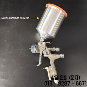 전문가용 600ml 알루미늄 페인트 컵 SATA 인터페이스에 적합 내구성과 녹 방지 금속 캔