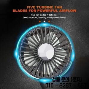 SEAMETAL 자동차 냉각 팬 360 조정 가능한 듀얼 헤드 대시 RV 트럭 용 저소음 전기 유형 C