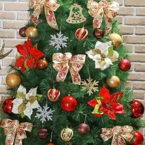 크리스마스 트리 장식 트리장식볼 크리스마스꽃 겨울