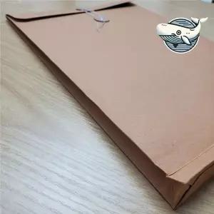 대형 클립 서류정리봉투 고급형 문서 수납가방